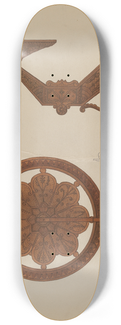 Marie Famularo - Lamp Bracket 8.25 inch art skate deck