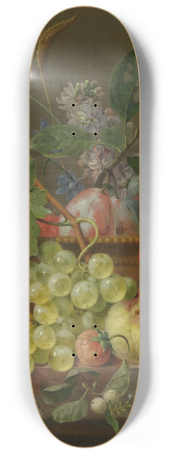 Anthony Oberman - Still Life with Fruit in a Terracotta Dish 8.25 inch art skate deck