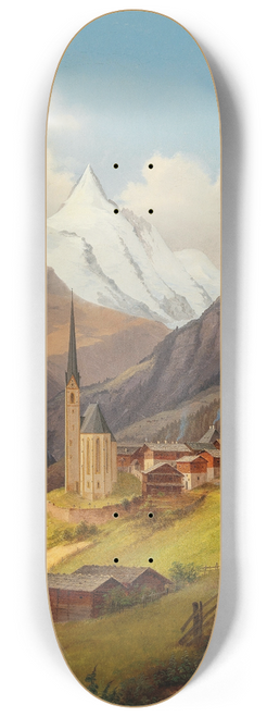 Markus Pernhart - Heiligenblut with a View of Grossglockner 8.25 inch art skate deck