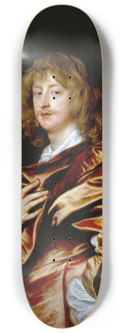 Anthony van Dyck - George Digby, 2nd Earl of Bristol 8.25 inch art skate deck