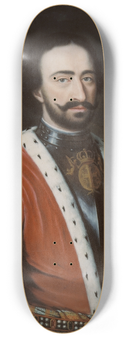 Martin Mytens - Alexander Bagratio, Prince of Georgia, Commander of the Russian Artillery at the Battle of Narva 8.25 inch art skate deck