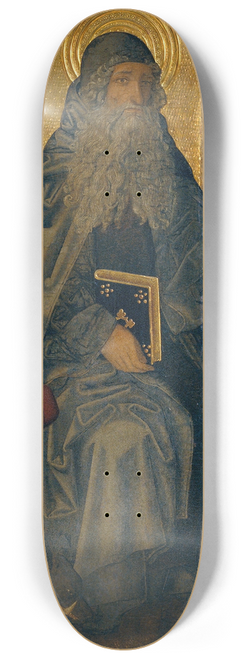 Martn Bernat - Saint Anthony the Abbot and Donors 8.25 inch art skate deck