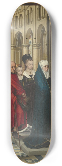 Master of the Prado 'Adoration of the Magi'. - The Presentation in the Temple 8.25 inch art skate deck