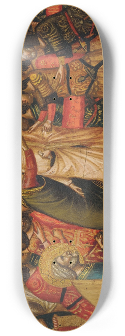 Master Of The San Bartolomeo Triptych - The Betrayal of Christ 8.25 inch art skate deck