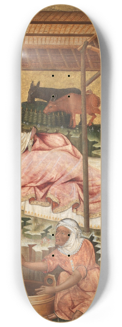Master of Vy Brod - Nativity of Jesus 8.25 inch art skate deck