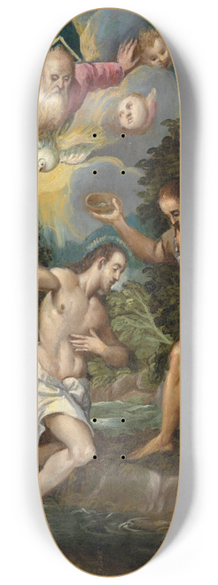 Matteo Ingoli - The Baptism ofChrist 8.25 inch art skate deck