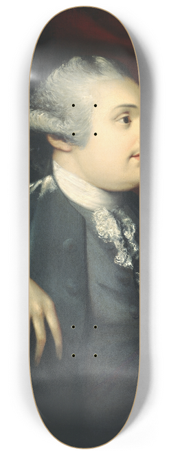 Matthew Pratt - William Henry Cavendish Bentinck, 3rd Duke of Portland 8.25 inch art skate deck
