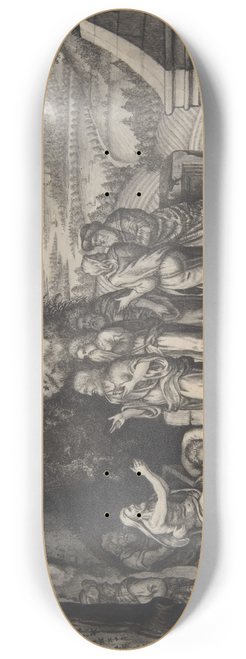 Matthias Deigle - The Raising of Lazarus 8.25 inch art skate deck