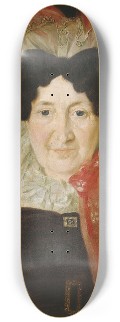 Matthias Stoltenberg - Portrait of Mrs. Ingeborg Minichen 8.25 inch art skate deck
