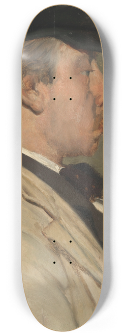 Matthijs Maris - Portrait of Ludwig Casimir (Louis) Sierig (1834-1919), Painter 8.25 inch art skate deck