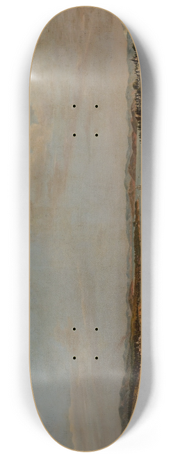 Antoine De Favray - Panorama of stanbul 8.25 inch art skate deck