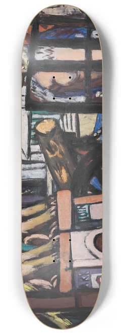 Max Beckmann - Der Abtransport der Sphinxe 8.25 inch art skate deck