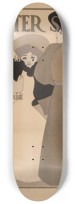 Maxfield Parrish - Poster Show 8.25 inch art skate deck