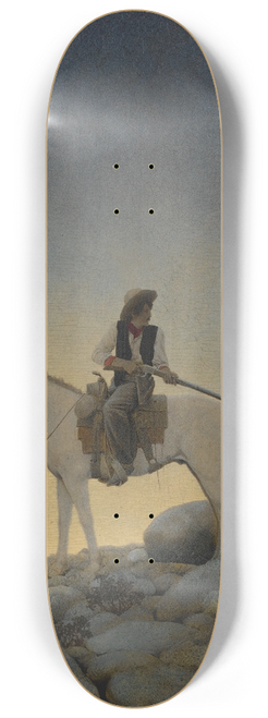 Maxfield Parrish - The Outlaw 8.25 inch art skate deck