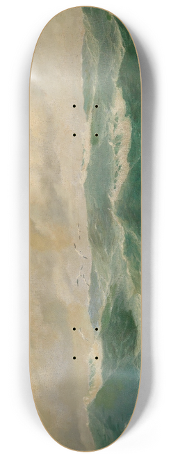 Max Jensen - Mwen ber einer bewegten Seelandschaft 8.25 inch art skate deck