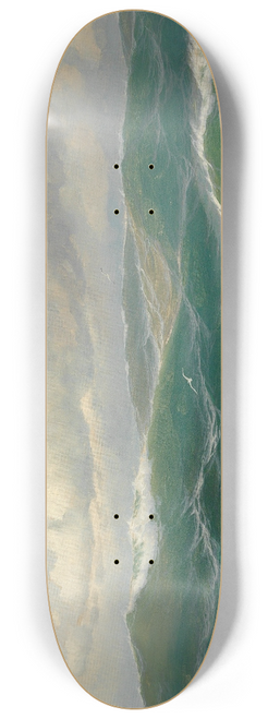 Max Jensen - Mwen ber Meereswogen 8.25 inch art skate deck