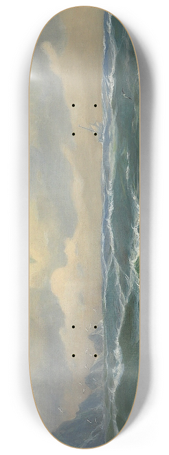 Max Jensen - Unruhige See in Kstennhe 8.25 inch art skate deck