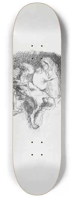Max Slevogt - Ali Baba und die vierzig Rauber Pl.08 8.25 inch art skate deck