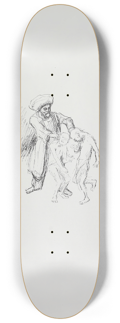 Max Slevogt - Ali Baba und die vierzig Rauber Pl.09 8.25 inch art skate deck