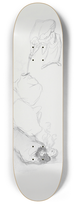 Max Slevogt - Ali Baba und die vierzig Rauber Pl.11 8.25 inch art skate deck