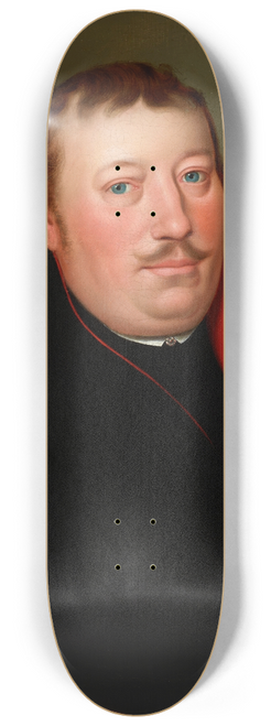 Micha Stachowicz - Portrait of a Nobleman of the Abdank Coat of Arms (Izydor Chemicki) 8.25 inch art skate deck