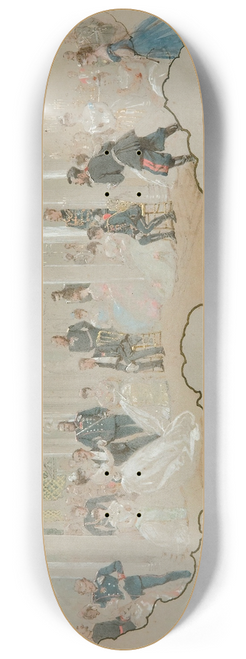 Mihly Zichy - Alexander III At The Winter Palace Ball 8.25 inch art skate deck