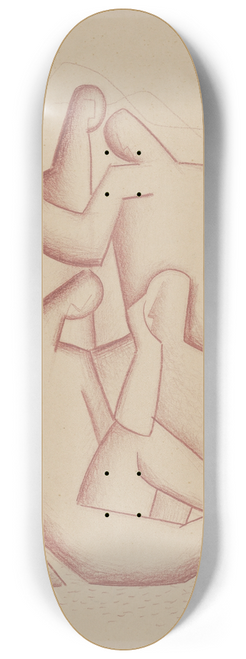 Mikul Galanda - Melancholy Highwaymen 8.25 inch art skate deck