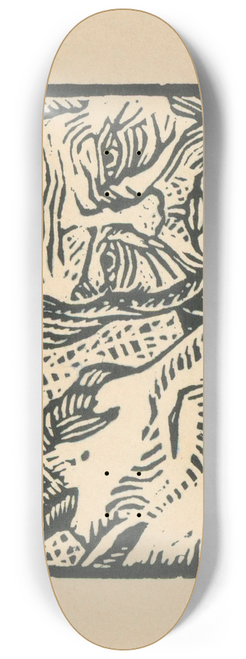 Mikul Galanda - Starena s kozou 8.25 inch art skate deck