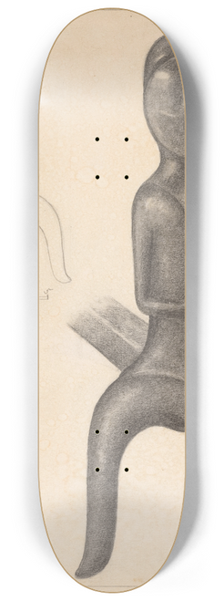 Mildred Ford - Andiron (one of pair) 8.25 inch art skate deck