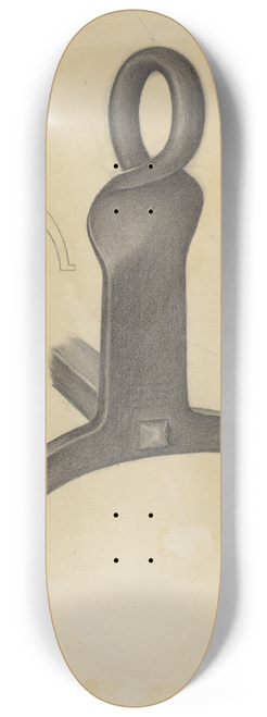 Mildred Ford - Andiron (One of Pair) 8.25 inch art skate deck