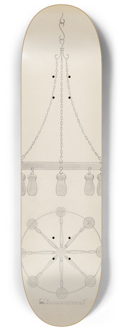 Mildred Ford - Chandelier 8.25 inch art skate deck
