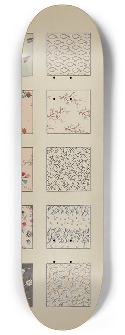 Millia Davenport - Printed Cottons 8.25 inch art skate deck