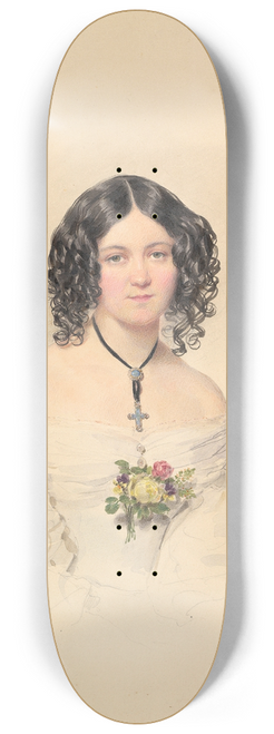 Moritz Michael Daffinger - Countess Hlne Esterhzy, ne Countess Bezobrazov 8.25 inch art skate deck