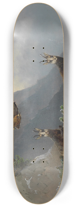 Moritz Mller - Gemsen im Hochgebirge 8.25 inch art skate deck