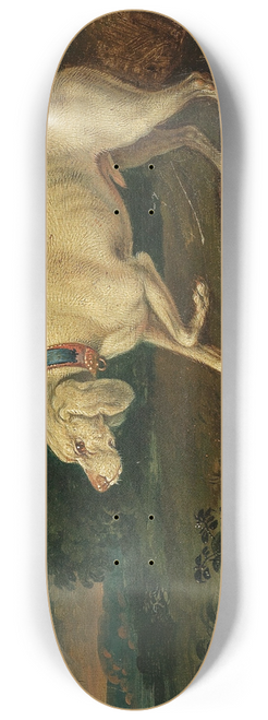 Anton Enzinger - A hunting dog with a pheasant 8.25 inch art skate deck