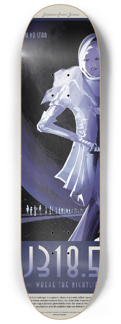 NASA - PSO J318 8.25 inch art skate deck
