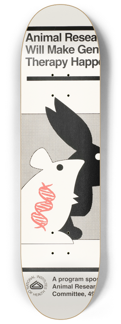 National Institutes of Health - Animal research will make gene therapy happen 8.25 inch art skate deck