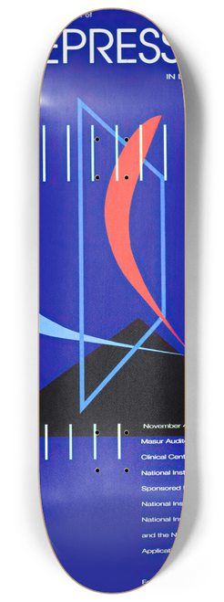 National Institutes of Health - Diagnosis and treatment of depression in late life 8.25 inch art skate deck