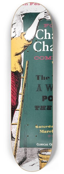 National Institutes of Health - Four Charlie Chaplin comedies 8.25 inch art skate deck