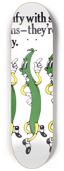 National Institutes of Health - Identify with string beans- theyre skinny 8.25 inch art skate deck