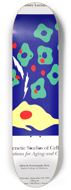 National Institutes of Health - Molecular genetic studies of cellular aging 8.25 inch art skate deck