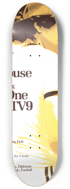 National Institutes of Health - NIH Gashouse Gang vs. the one and only TV9 8.25 inch art skate deck
