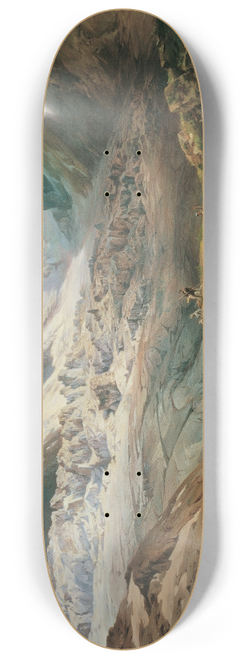 Anton Hansch - Der Stubaiferner in Tirol 8.25 inch art skate deck