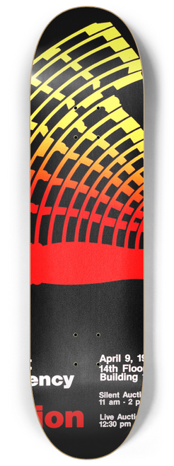 National Institutes of Health - Patient Emergency Fund auction 8.25 inch art skate deck