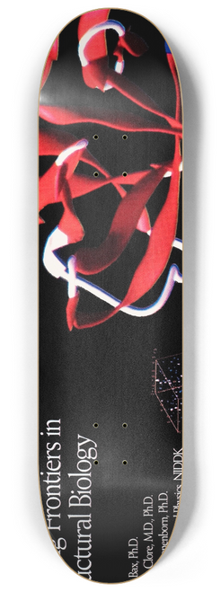 National Institutes of Health - Protein NMR; pushing frontiers in structural biology 8.25 inch art skate deck