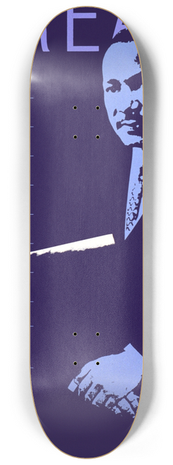National Institutes of Health - Remember the man, remember the dream 8.25 inch art skate deck