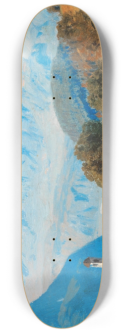 Anton Hlavacek - Blick von Oberbozen auf die Mendel und Brenta 8.25 inch art skate deck