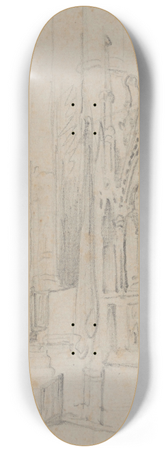 Nicaise De Keyser - At Westminster Abbey 8.25 inch art skate deck