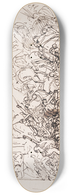 Nicaise De Keyser - Charles V Frees the Slaves in Tunis 8.25 inch art skate deck