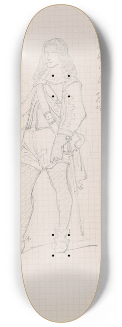 Nicaise De Keyser - Costume Study 8.25 inch art skate deck